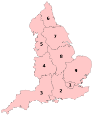 Englands regioner