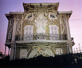 Villa Ruggeri de Pesaro réalisée par Giuseppe Brega