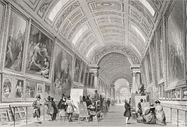 La Gran Galeria, per Thomas Allom (vers 1844)
