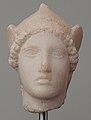 ראשה של אתנה מסוף המאה ה-5 לפנה"ס במוזיאון האקרופוליס