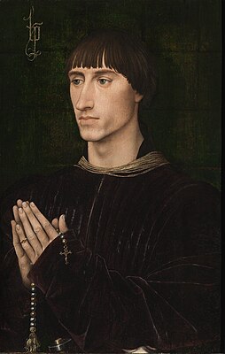 Рогир ван дер Вейден. Портрет Филиппа де Кроя. Ок. 1460. Королевский музей изящных искусств (Антверпен)
