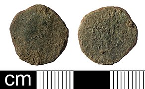 Roman coin, Nummus, House of Valentinian (FindID 573830).jpg