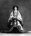 Image of Empress Kojun at the same enthronement ceremony