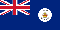 ? Vlag van de Nieuwe Hebriden (1906-1953, met de Kroon van Tudor) [2]