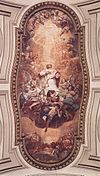 Anton Raphael Mengs - "Sankt Eusebios apoteos" (1757). Sant'Eusebio all'Esquilino, Rom.