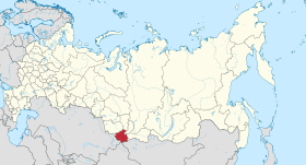 Localisation de République de l'Altaï