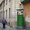 Stockholms äldsta urinoar vid Börshuset.