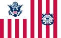 アメリカ沿岸警備隊の船艇旗。