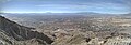 A panorama of Las Vegas, shot looking west from Sunrise Air Beacon, the peak just north of Frenchman Mountain.