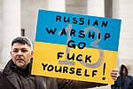 Thumbnail for File:Rally in support of Ukraine in Columbus, Ohio, United States, 26 February 2022 (51906586684) - edited.jpg