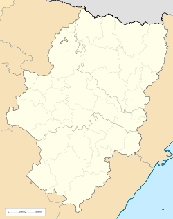 Vall de Bardaixín ubicada en Aragón