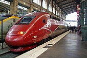 Kereta cepat Thalys di Gare du Nord