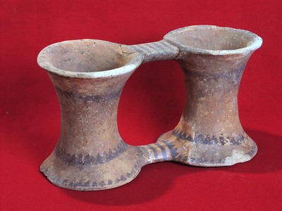 Photo of Trypillian culture ceramics donated by Pereiaslav reserve