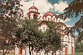 Изглед некадашњег српског православног храма Светог Ђорђа (1988—1991). Настала је по идејном решењу Пеђе Ристића.