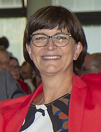 De to formænd for SPD siden 2019 Saskia Esken og Norbert Walter-Borjans