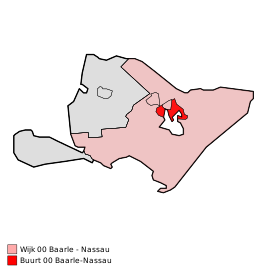 Kaart van Baarle
