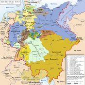 Mapa da Confederação Germânica