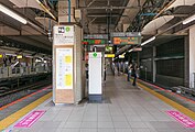 3・4番線（埼京線・湘南新宿ライン）ホーム（2021年6月）