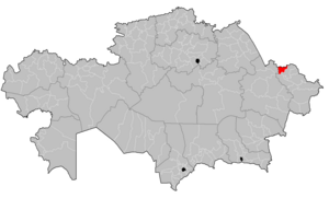 موقعیت شهرستان شمونایخا در نقشه