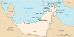 Peta Uni Emirat Arab