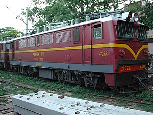 భారతీయ రైల్వేకు చెందిన ఒకప్పటి మీటర్ గేజ్ విద్యుత్ లోకో YAM1, తాంబరం, చెన్నై.
