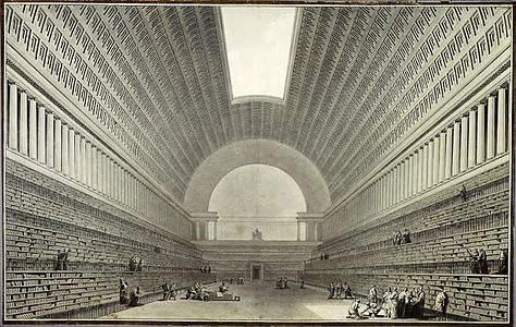 Проєкт королівської бібліотеки, 1785 р.