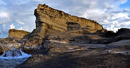 Magsapad Biri Rock Formation. Photograph: Andrew Gil Desabelle
