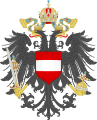 Ciszlajtánia (birodalmi tanácsban képviselt királyságok és országok) kiscímere 1915-1918 között.
