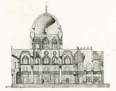 Sultan Qalaun's mausoleum. Design for the dome's reconstruction.