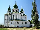 Дев'ятидільний дев'ятибанний Військовий Воскресенський собор (1706-1719) — колишній головний храм донських козаків.