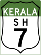 State Highway 7 (Kerala) shield}}