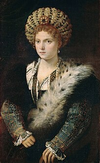 Isabella d'Este Tizian 1534-1536