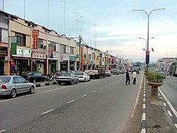 Yong Peng town in 2010.