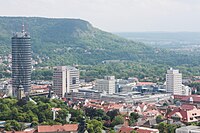 Jena: City centre and Carl Zeiss' high-rises