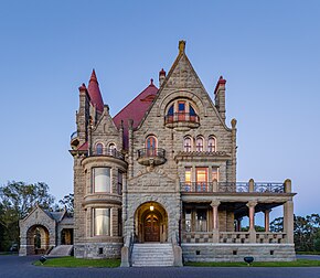 Castelo de Craigdarroch (fachada oeste), Victoria, Colúmbia Britânica, Canadá (definição 3 575 × 3 104)