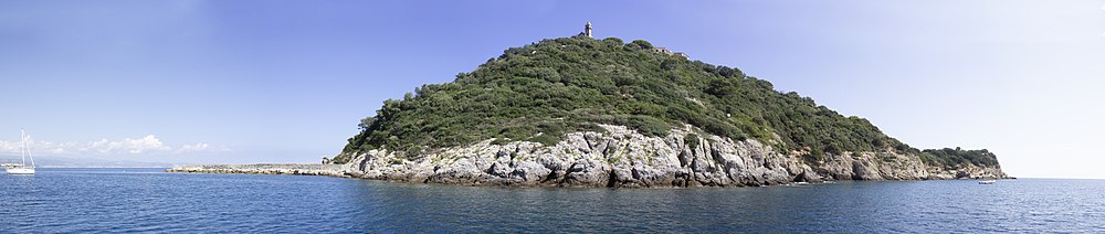 Isola Gallinara panoramica a 180°