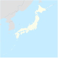 continuous map of Japan