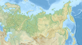 Moskva na zemljovidu Rusije