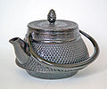 Cast-iron one-cup teapot from Tohoku region, Japan