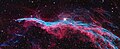 5. Az NGC 6960 (más néven Fátyol-köd) egy hevült, ionizált por- és gázfelhő a Hattyú csillagképben (javítás)/(csere)