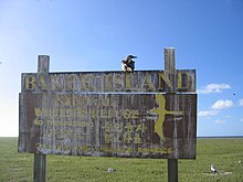 Fish and Wildlife sign on Baker Island.jpg