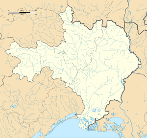 丰塔内斯在加尔省的位置