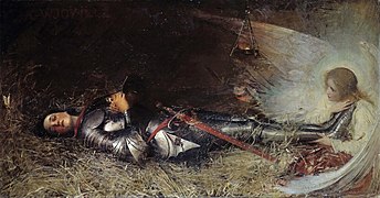 «Спляча Жанна д'Арк» (на шляху до Реймсу), George William Joy, 1895 р.