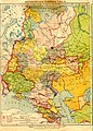 Мапа європейської частини СРСР, 1929 р.