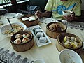 Dim sum with dinner in Chinese restaurant