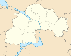 ドニプロの位置（ドニプロペトロウシク州内）