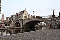 Die St.-Michael-Brücke in Gent