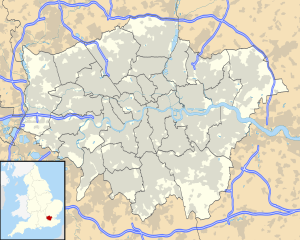Кінгстон-апон-Темс. Карта розташування: Великий Лондон