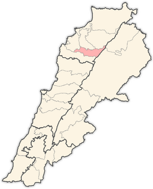 Район Миние-Дание на карте