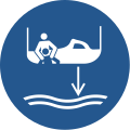 M041 — Laat de reddingsboot naar het water zakken (startsequentie voor reddingsboten)